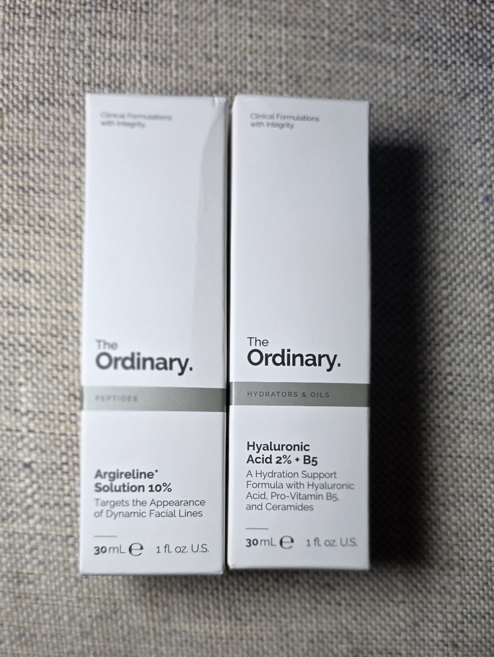 The Ordinary Hyaluronic Acid 2% + B5 & Argireline Solution 10% Duo - White